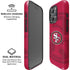 NFL San Francisco 49ers Double Vision iPhone 16 Pro Magsafe Impact Case